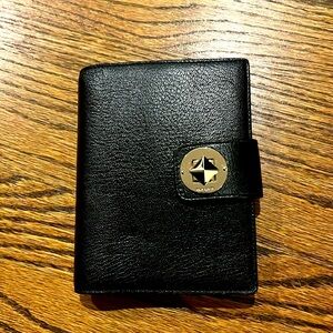 Kate Spade Black Leather Planner